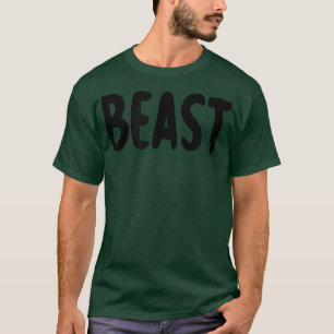 Mens BEAST Gym Fitness Workout Bodybuilding Motiva T-Shirt