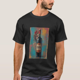 Mens Beautiful Graphic Image of Wine, Women & Song T-Shirt