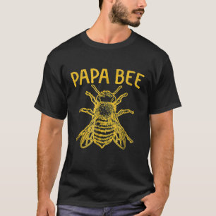 Mens Bee Shirt Papa Vater Pater Keeper Behaltend A
