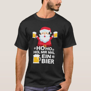 Mens Beer Advent Kalender Der Mensch und die Tasse T-Shirt