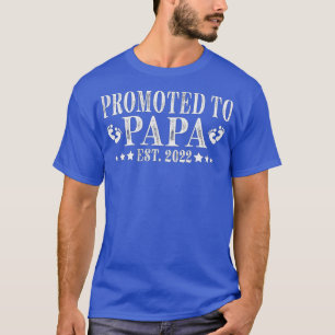 Mens befördert zu Papa 2022 New Dad erste Mal Gran T-Shirt