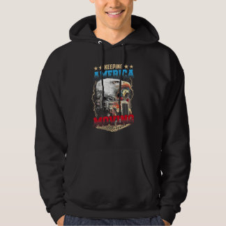 Mens Behaltend Amerika bewegen - Bester amerikanis Hoodie