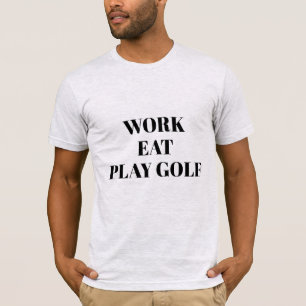 Mens Bella Leinwand T - Shirt-Play Golf T - Shirt
