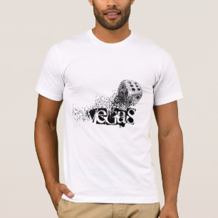 Mens Bella Leinwand T - Shirt-Vegas Dice T-Shirt
