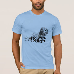 Mens Bella Leinwand T - Shirt-Vegas Dice T-Shirt