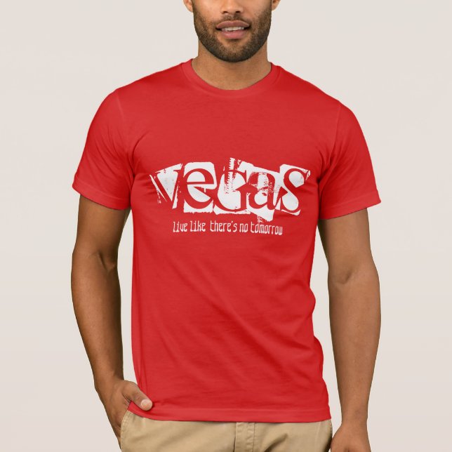 Mens Bella Leinwand T - Shirt-Vegas T-Shirt (Vorderseite)