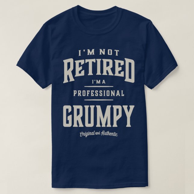 Mens Beruflich Grumpy Vater Opa Edition T-Shirt (Design vorne)