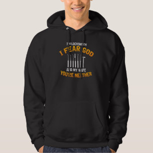 Mens Berufliche Schmiede für einen Loscksmith-Pick Hoodie