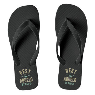 Mens Best Abuelo by Par Großvater Flip Flops