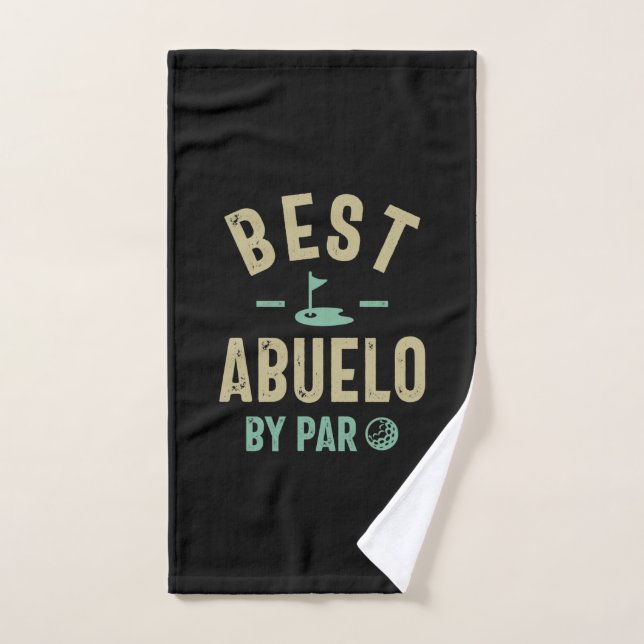 Mens Best Abuelo by Par Großvater Handtuch (Handtuch)