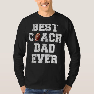 Mens Best American Football Coach Vater je Vater T-Shirt