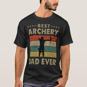 Mens Best Archery Vater jemals Vintag Archery Fath T-Shirt