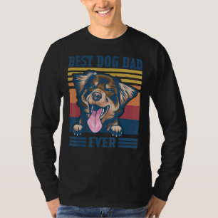 Mens Best Australian Shepherd Vater Ever Dog Vater T-Shirt