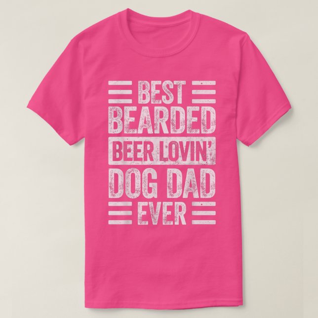 Mens Best Barting Lovin Dog Vater Dog Lover Ow T-Shirt (Design vorne)