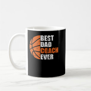 Mens Best Basketball Vater Coach Ever Fathers Day Kaffeetasse