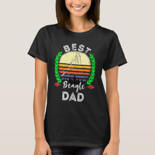 Mens Best Beagle Vater Beagle Dog Papa Beagle Eige T-Shirt