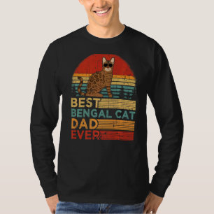 Mens Best Bengalisch Cat Vater Eben Vintag Bengali T-Shirt