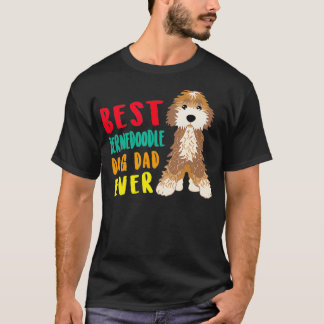 Mens Best BerneDoodle Dog Vater je Vatertag Spaß T-Shirt