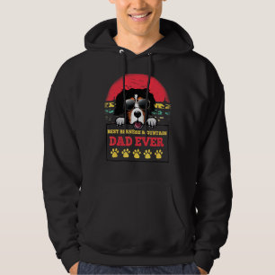 Mens Best Bernese Mountain Vater Ever Vintager Hun Hoodie