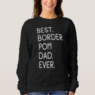 Mens Best Border Pom Vater je Sweatshirt