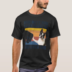 Mens Best Boston Terrier Vater Ever Dog Vaterin D T-Shirt