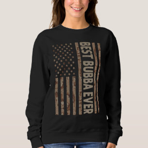 Mens Best Bubba je US American Flag Großartige Fah Sweatshirt