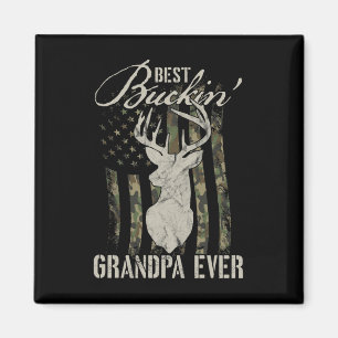 Mens Best Buckin'Opa Ever Hunter Camouflage C Magnet