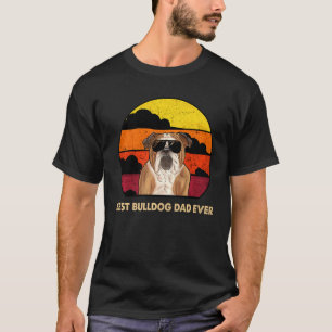 Mens Best Bulldog Vater Ever T-Shirt English Bulld