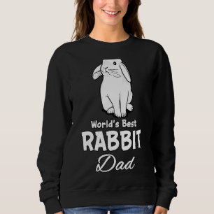 Mens Best Bunny Vater je Rabbit Daddy Pater Rabbi Sweatshirt