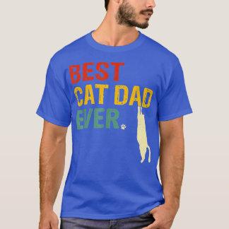 Mens Best Cat Vater Ever T Funny Cat Daddy Pater D T-Shirt