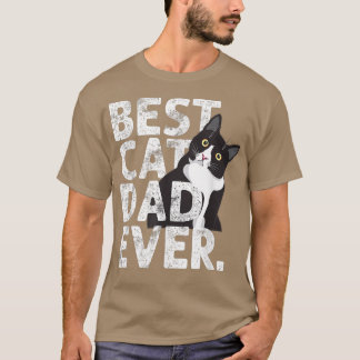 Mens Best Cat Vater Ever T Funny Cat Daddy Pater D T-Shirt