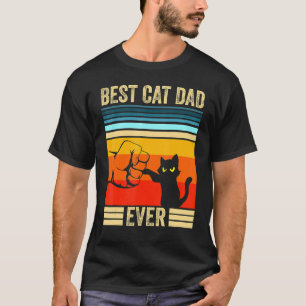 Mens Best Cat Vater je Cat Daddy Vater Christ T-Shirt