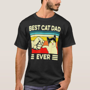 Mens Best Cat Vater je Daddy Vatertag Plus Größe T-Shirt