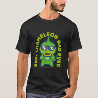 Mens Best Chameleon Vater Ever Chameleons Haustier T-Shirt