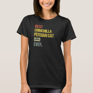 Mens Best Chinchilla Persian Cat Vater T-Shirt