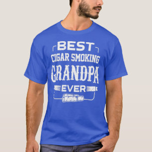 Mens Best Cigar Rauchen Großvater je Zigarren T-Shirt