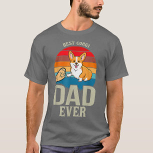 Mens Best Corgi Vater je Daddy Dog Lover Eigentüme T-Shirt