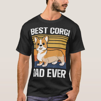 Mens Best Corgi Vater je T-Shirt