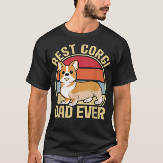 Mens Best Corgi Vater je T-Shirt