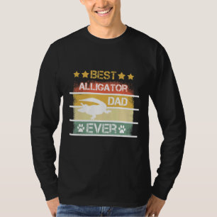 Mens Best Crocodile Alligator Dad Ever T-Shirt