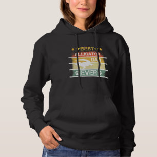 Mens Best Crocodile Alligator Vater je Hoodie