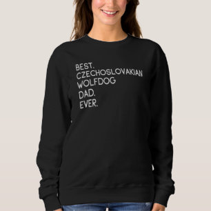 Mens Best Czechoslovakian Wolfdog Vater je Sweatshirt