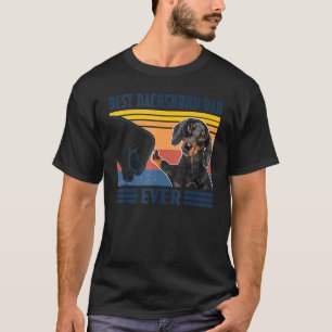 Mens Best Dackel Vater je Hund Vatertag T-Shirt
