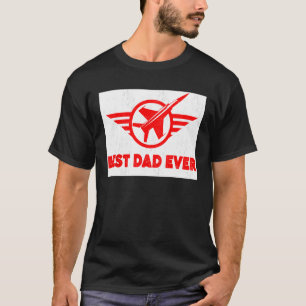 Mens Best dad je Cool 80er 80 s Vatertag T-Shirt