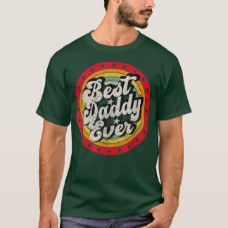 Mens Best Daddy je für Vatertag Vintag Retr T-Shirt