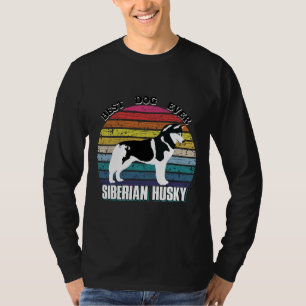 Mens Best Dog je Sibirien Husky Vatertag Bes T-Shirt