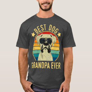 Mens Best Dog Opa je Boxer Vatertag T-Shirt