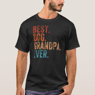 Mens Best Dog Opa je Großvater Hunde Vater D T-Shirt