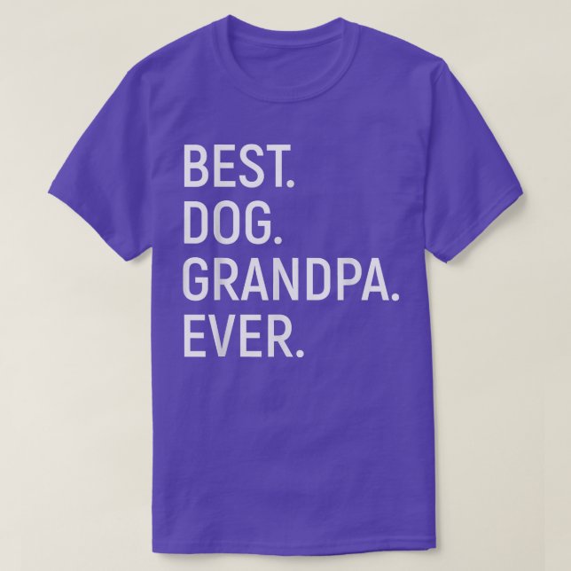 Mens Best Dog Opa je Hemd Dog Opa T-Shirt (Design vorne)