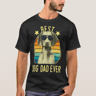 Mens Best Dog Vater je Vizsla Vatertag T-Shirt